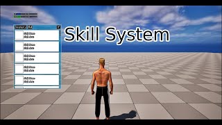 Unreal Engine 5 SkillSystem tutorial skill Part 1 MasterSkill Component and widgets [upl. by Nottage]