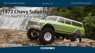 Vaterra Ascender  S 1972 Chevy Suburban  110 4wd RTR [upl. by Ozne681]