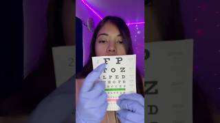 ASMR fast amp aggressive eye exam fastasmr asmr asmrsleep [upl. by Higginbotham45]