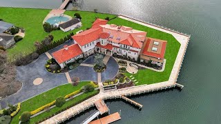 Luxury House Tour in Hewlett Harbor New York  Song is Money by Pink Floyd [upl. by Acirederf]