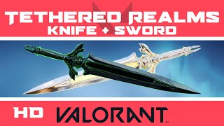 Tethered Realms Sword VALORANT KNIFE SKIN  New Skins Showcase [upl. by Matta]