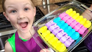 How to Make Yummy Peeps Marshmallow Easter Treats [upl. by Ferde724]