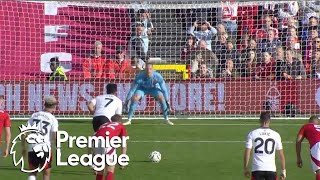 Raul Jimenezs penalty lifts Fulham ahead of Nottingham Forest  Premier League  NBC Sports [upl. by Casmey152]