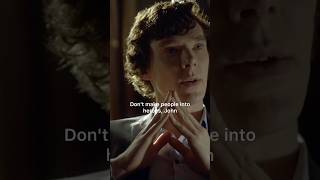 Heroes don’t exist  If they did I wouldn’t be one of them  Sherlock shorts [upl. by Kenay]