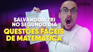 Como resolver as QUESTÕES MAIS FÁCEIS de matemática do ENEM [upl. by Ecinhoj]