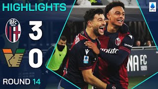 BOLOGNAVENEZIA 30  HIGHLIGHTS  Nodye Stars in Thumping Bologna Win  Serie A 202425 [upl. by Zsamot]