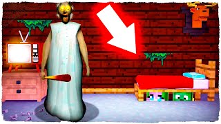 🤘🏻 GRANNY APARECE EN MI CASA EN MINECRAFT [upl. by Hosbein]