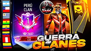 Asi Logramos ser el TOP 1 en quotGUERRA de CLANESquot ☠️🔥 CLAN SMK Representando al Peru 🇵🇪🔥 [upl. by Reste]