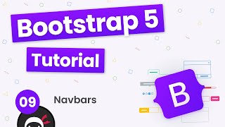 Bootstrap 5 Crash Course Tutorial 9  Navbars [upl. by Erdreid]