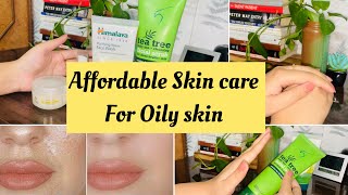 Affordable Skin Care Routine for Oily Skin  Combination Skin 🌸 [upl. by Jobi]