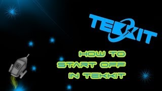 Tekkit guide How to start off in Tekkit Part 1 [upl. by Okorih787]