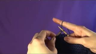 How to Knit Left Handed Using the Continental Method [upl. by Anavahs686]