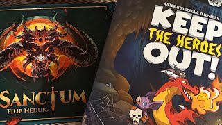 Keep the Heroes Out amp Sanctum  Game I Played This Week [upl. by Kristin]