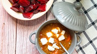 Linsensuppe mit Feta [upl. by Bromleigh]