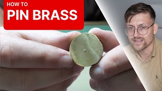 Learning Horology Part 1 Pinning Brass [upl. by Michaeu]