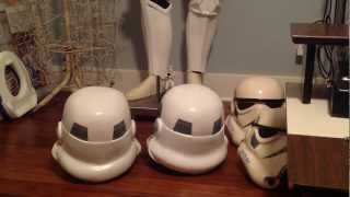 RS Props Stormtrooper Helmet unboxing and comparison [upl. by Tiler]