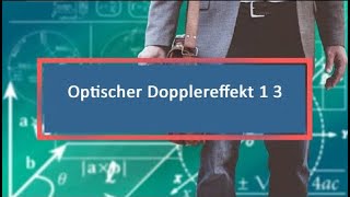 Optischer Dopplereffekt 1 3 [upl. by Tebor]