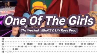 One Of The Girls ©The Weeknd JENNIE amp Lily Rose Depp 【Guitar Cover】with TABS [upl. by Paley]