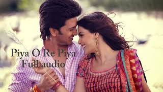 Piya O Re Piya Lyrical Tere Naal Love Ho Gaya  Riteish Deshmukh Genelia  Atif Aslam Shreya [upl. by Nedyarb]