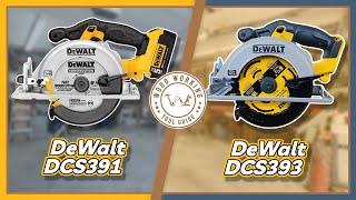 DeWalt DCS391 vs DCS393 Circular Saws Which Reigns Supreme [upl. by Llertac859]