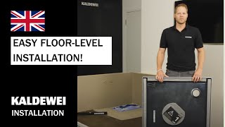 Installation KALDEWEI low profile support [upl. by Eldnar]