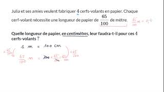 Problèmes concrets avec une étape de conversion dunités [upl. by Oir184]