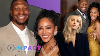 Is It Real Fans Question Jonathan Majors and Meagan Goods Engagement [upl. by Hgielrac913]