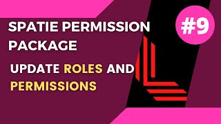 9 Delete Roles and Permissions  Spatie Role and Permission  Laravel 9 Tutorial [upl. by Obeded925]