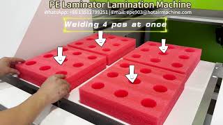 PE Laminator Lamination Machine Dual sided and Mobile Hot Plate [upl. by Halivah]