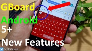 5 New Features of Google GBoard Keyboard for android apk download [upl. by Tanhya]