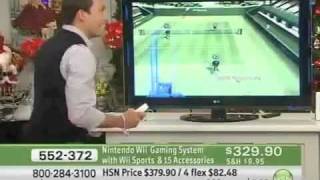 Guy destroys TV on HSN with Wii [upl. by Bortman]