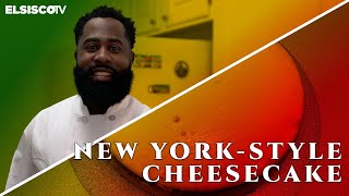 NEW YORK—STYLE CHEESECAKE  Chef Elsisco [upl. by Eniamret390]