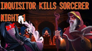 Inquisitor Kills Sorcerer Night 1  Throne of Lies Gameplay [upl. by Schargel]