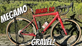 Megamo Jakar 30 Gravel  First Ride and Impressions [upl. by Larue]