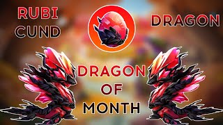 Hatched the dragon of Month quotRubicund dragon quotDragon Mania legends [upl. by Greenes795]