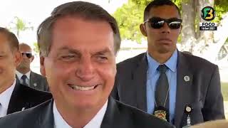 BOLSONARO RESPONDEU ESSA PERGUNTA INESPERADA noticias [upl. by Sad290]