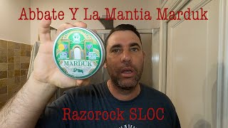 💈 Abbate Y La Mantia Marduk  Razorock SLOC 💈 Rasatura tradizionale  Wet shaving [upl. by Ahsatan]