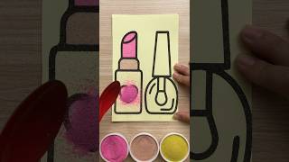 Sand painting make up set sandpainting relaxing satisfying asrm [upl. by Atihana]