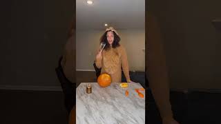 MACKs Time Hacks  Mack Breaks Down Carving a Pumpkin halloween mackhollins buffalobills [upl. by Reste209]