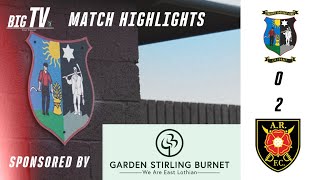 MATCH HIGHLIGHTS I Tranent 02 Albion Rovers I 20th August 2024 [upl. by Idaline]