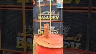 Basudev Sound Full Bass Checking With Water amp Drum Jumping [upl. by Edyaw310]