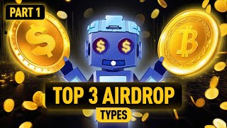 Top 3 Crypto Airdrops You Can’t Miss Earn Free Tokens Safely  Part 1 [upl. by Jacki110]