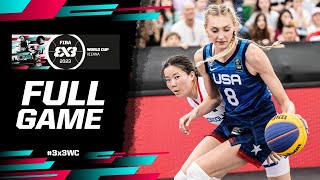 Mongolia 🇲🇳 vs USA 🇺🇸  Women  Full Game  FIBA 3x3 World Cup 2023  3x3 Basketball [upl. by Haimrej]