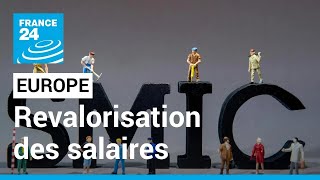 SMIC  les pays européens revalorisent les salaires minimums • FRANCE 24 [upl. by Elias149]