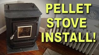 DIY Pellet Stove Installation [upl. by Otsedom]