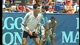 ATP 2003 Washington Henman vs Roddick [upl. by Merralee]