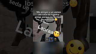 Mi amiga no contestaba los mensajes👻 meme roblox youtube [upl. by Nel]