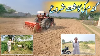 Gandum Ki Kast Shuru Kar Di  Village Vilog  Hammad Official [upl. by Neala]