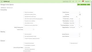 13 Configure Invoice options in Oracle Cloud R12 [upl. by Leisha]