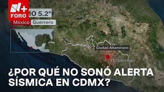 Alerta sísmica no sonó en ningún poste de CDMX Coordinador General del C5  Las Noticias [upl. by Alrats]